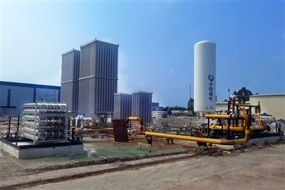 Zařízení odpařovací stanice LNG